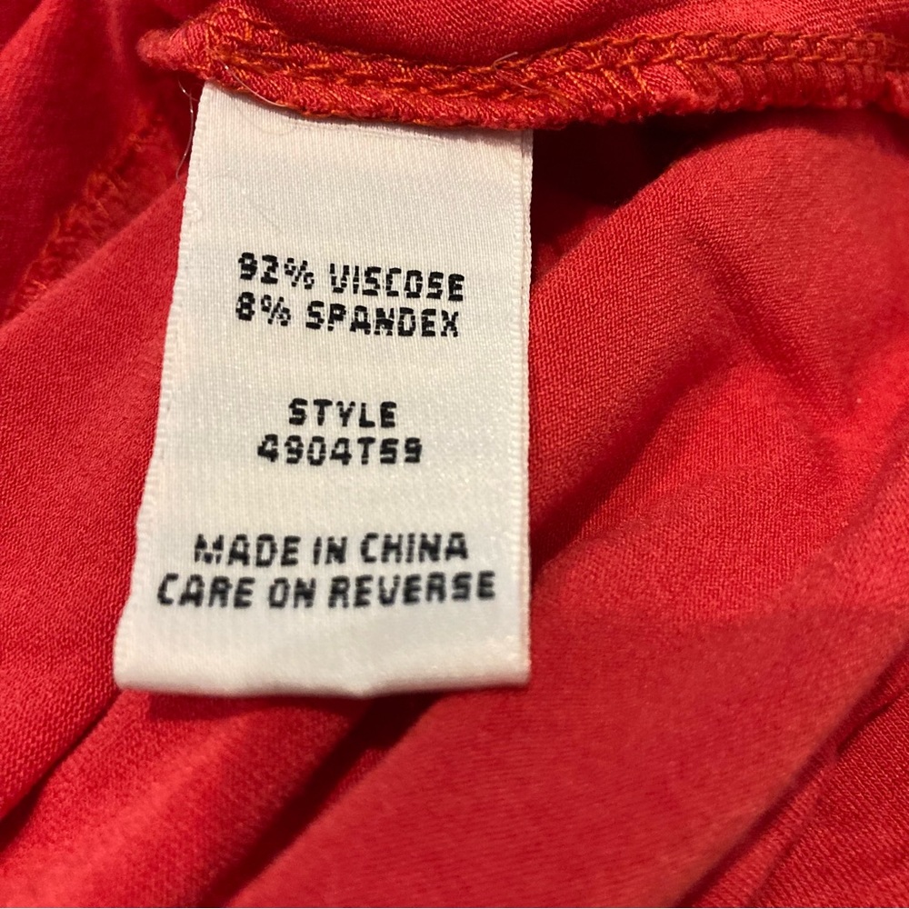 Max Studio Empire Waist Sleeveless Maxi Dress NWOT Women’s Size Small Red - Picture 4 of 5